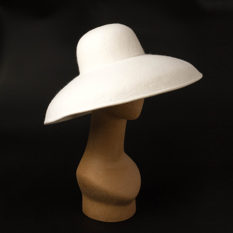 Classical Big Wide Brim Wool F - Hat Floppy Wide 리뷰 및 가격