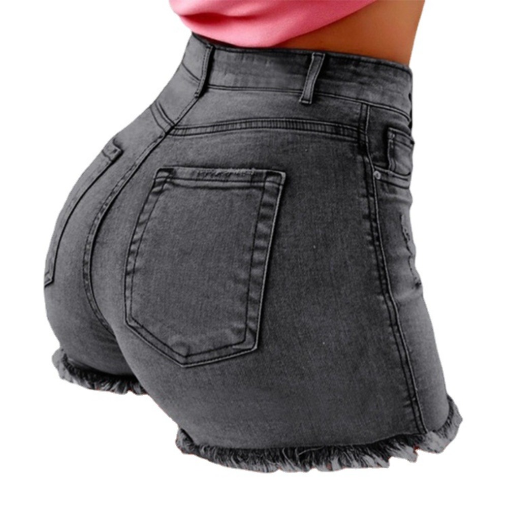 Women's High Waisted Distresse - Shorts Denim Frayed 리뷰 및 가격