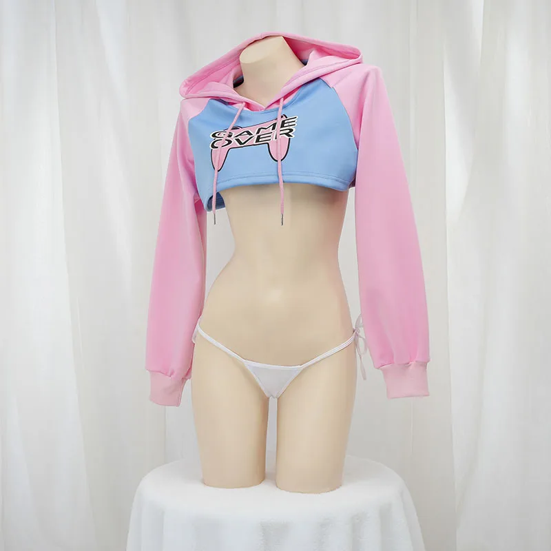 Cute Long Sleeve Crop Top Hood - Crop Top Crochet 리뷰 및 가격