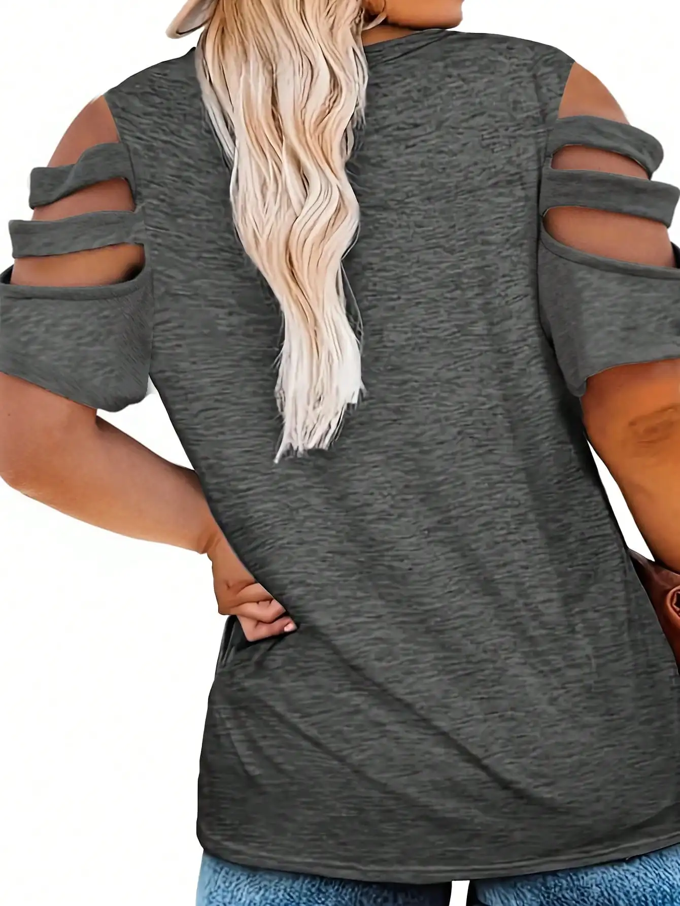 Women Fashion Plus Size 1XL-5X - Blouse Off Shoulder 리뷰 및 가격