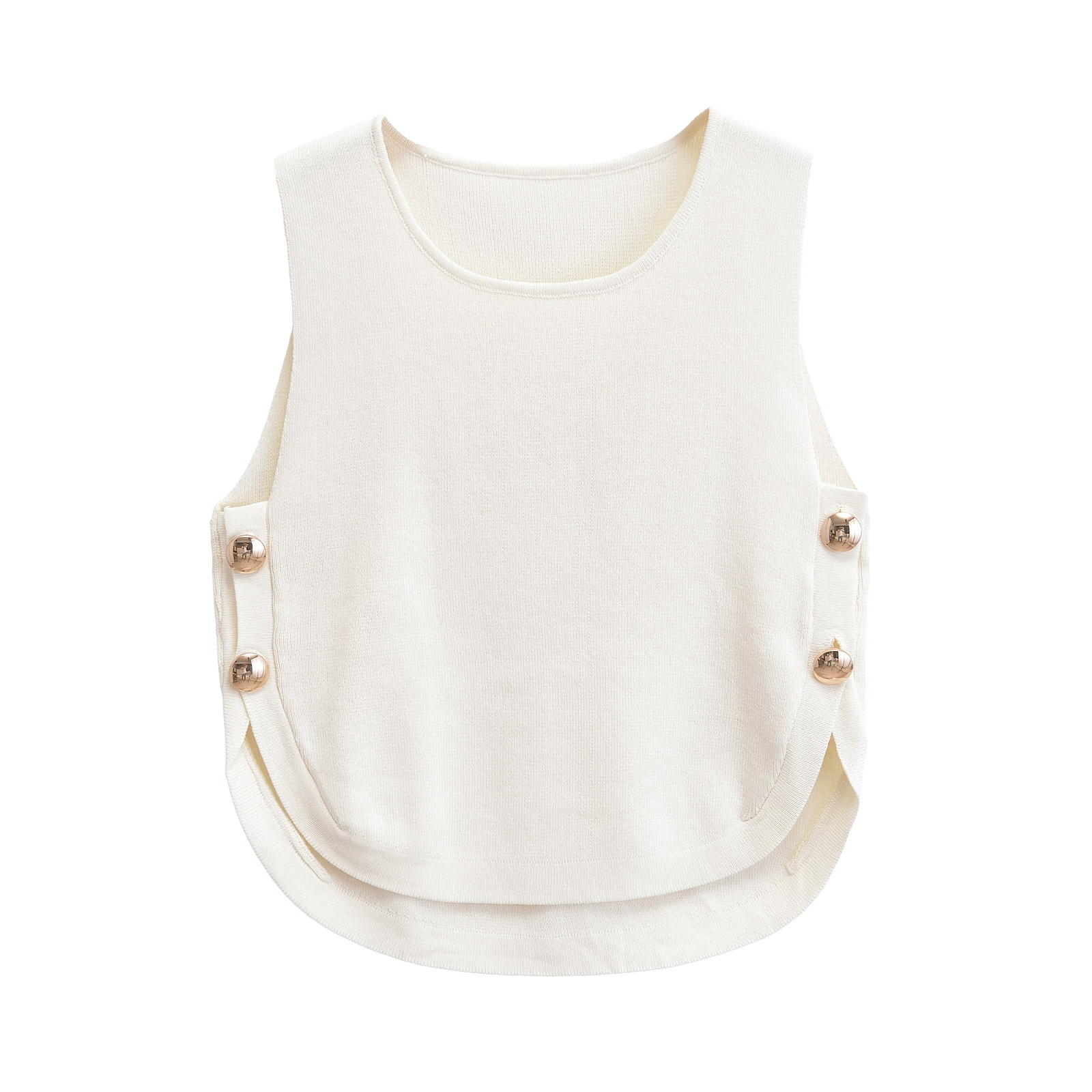 2025   Women's  Chic  Sleevele - Crop Top Crochet 리뷰 및 가격