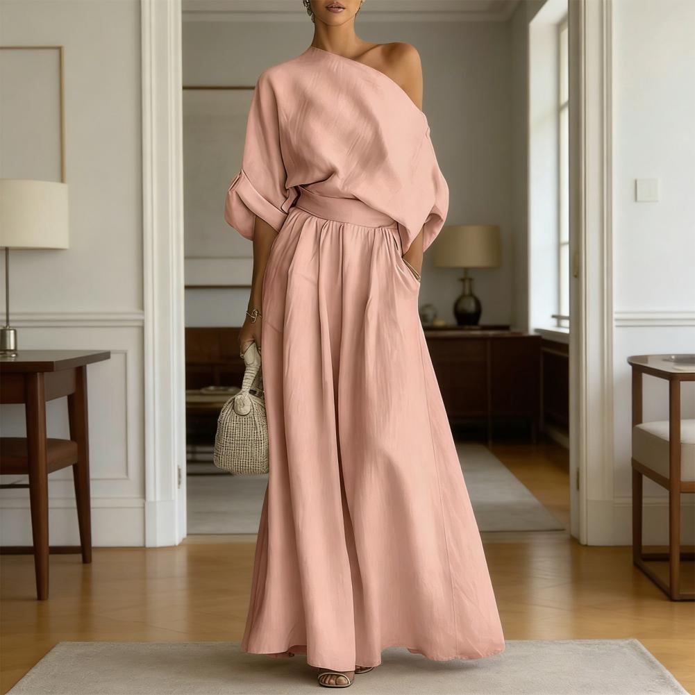Women Blouse Pants Set Elegant - Blouse Off Shoulder 리뷰 및 가격