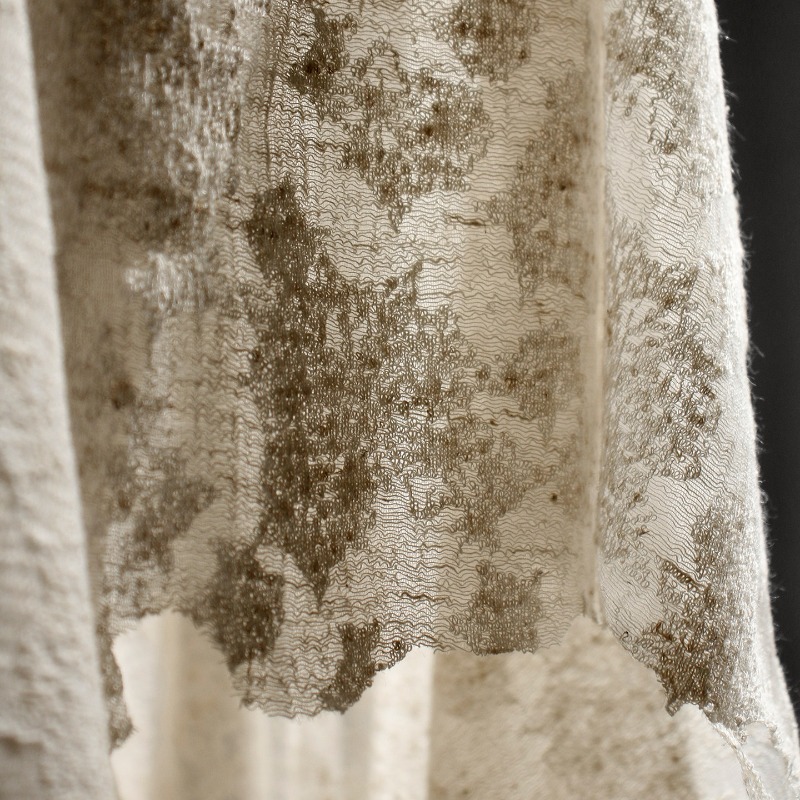 Distressed Vintage Textured Co - Linen Dress Wrap 리뷰 및 가격
