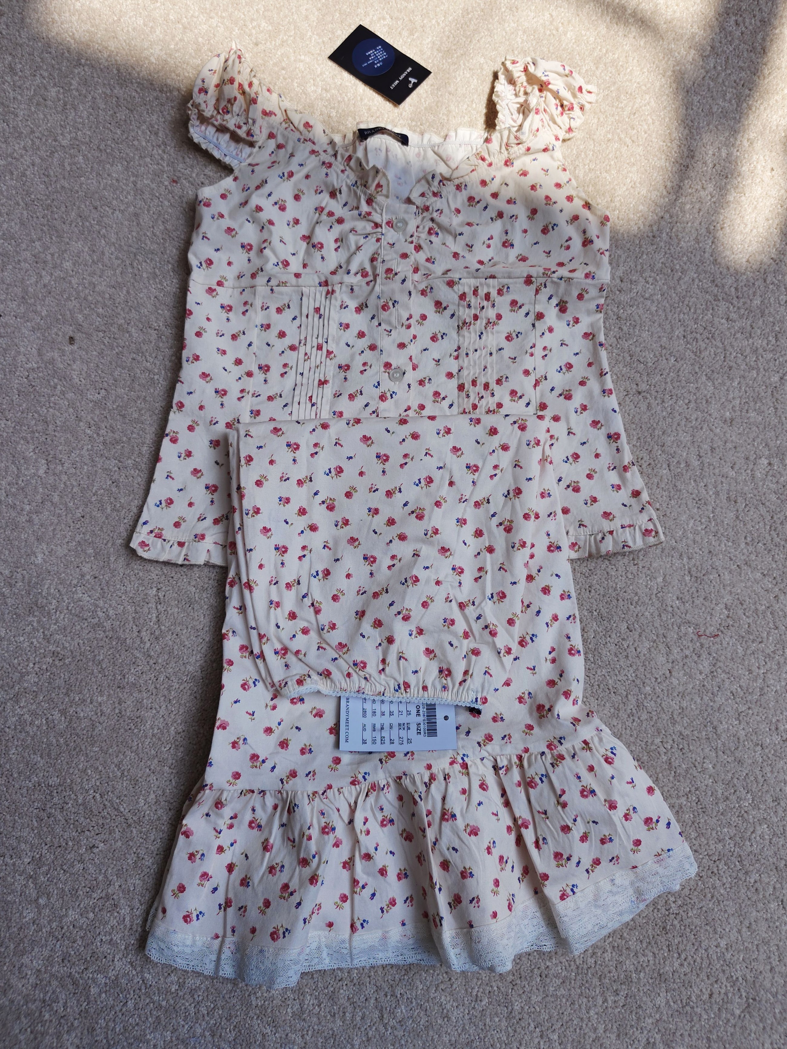 Pink Floral Blouse Skirt Set W - Midi Skirt Floral 리뷰 및 가격
