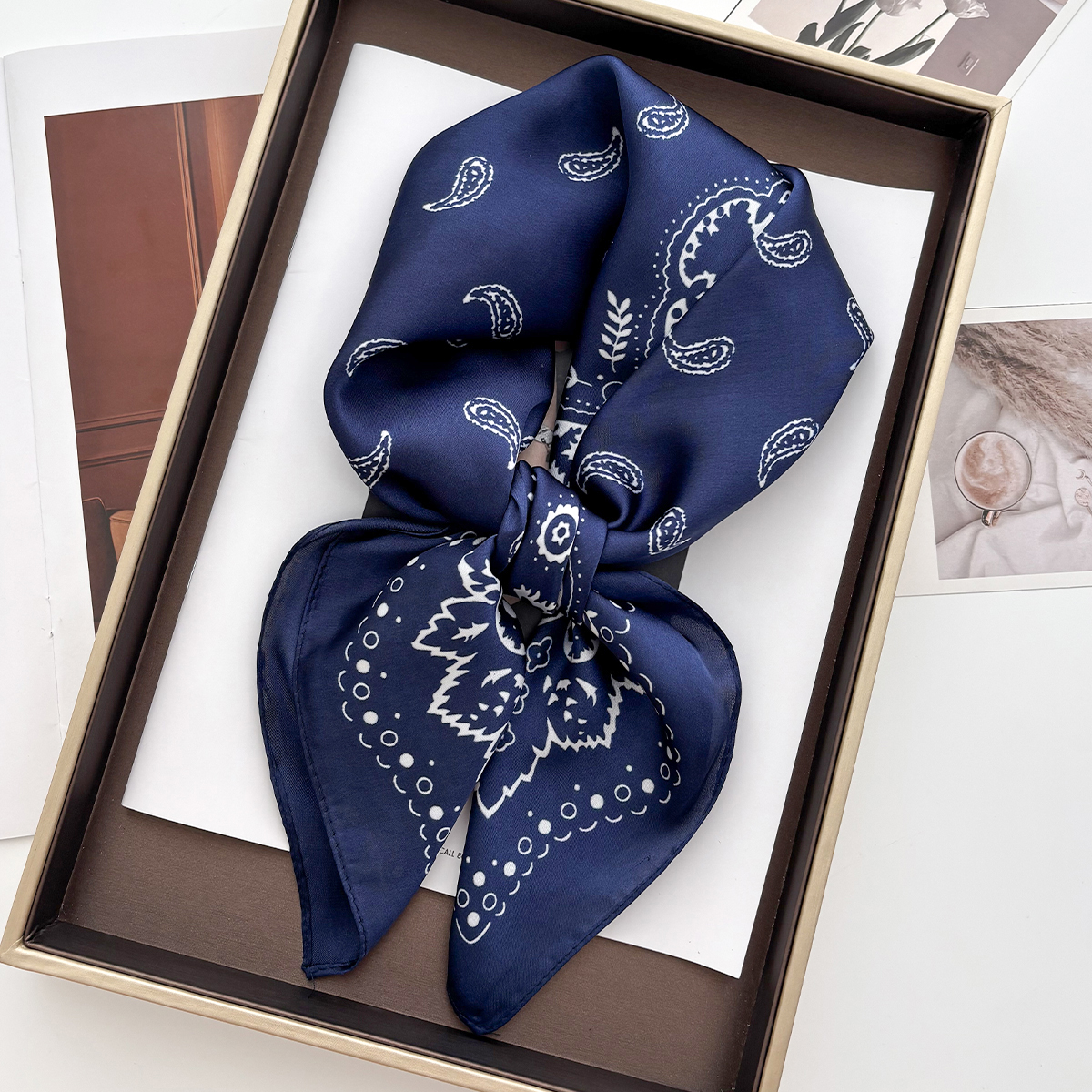 70*70cm Women Summer Luxury Fa - Headband Summer Knit 리뷰 및 가격