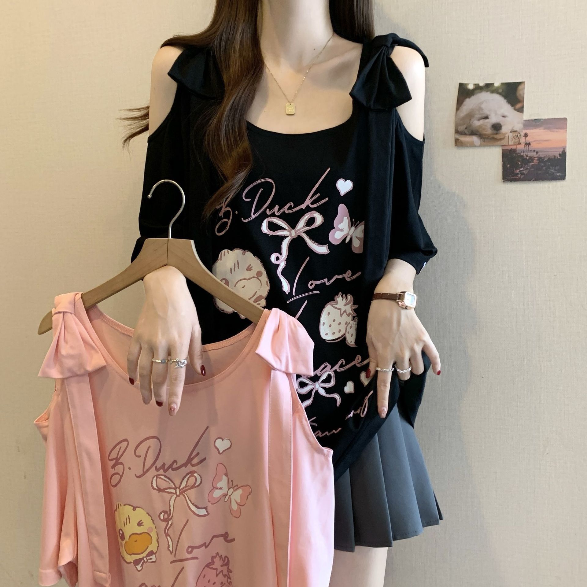 Summer Large-size Women's Clot - Blouse Off Shoulder 리뷰 및 가격