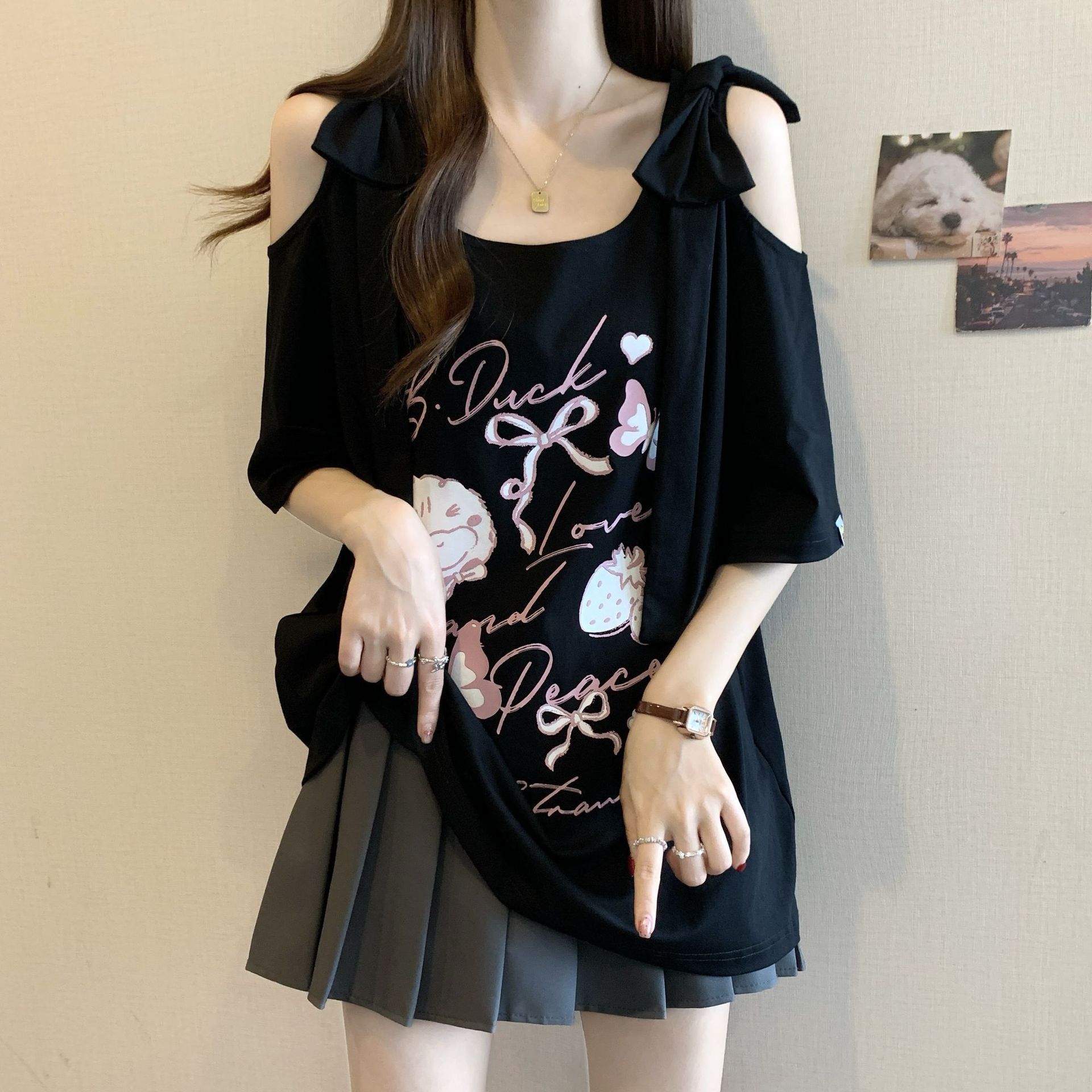 Summer Large-size Women's Clot - Blouse Off Shoulder 리뷰 및 가격