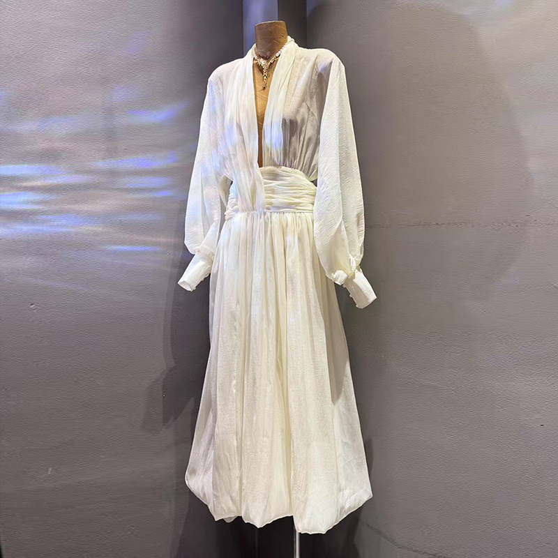 KBQ Solid Elegant Loose Chic D - Linen Dress Wrap 리뷰 및 가격