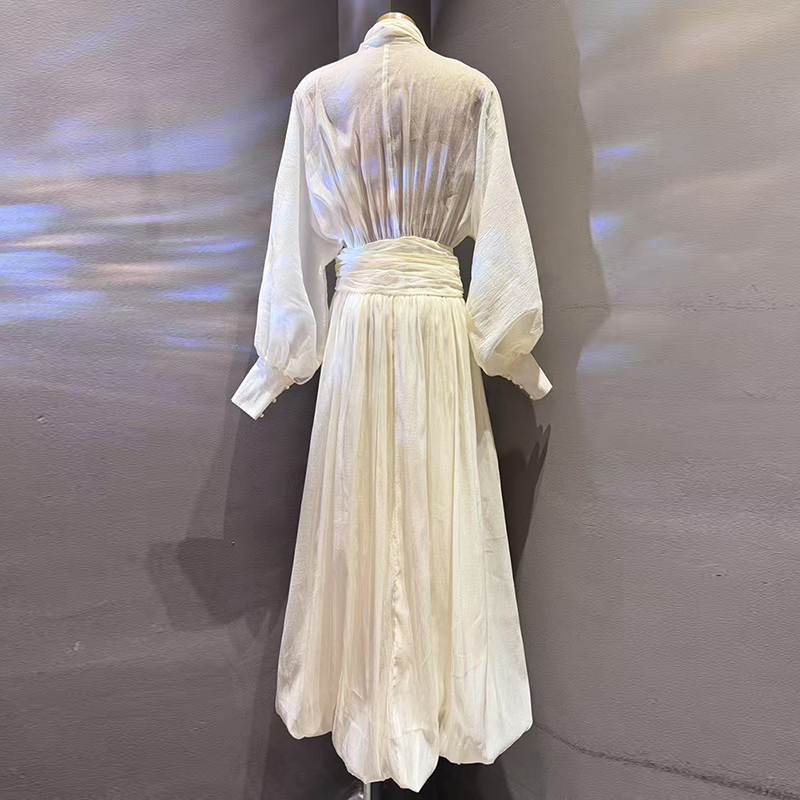 KBQ Solid Elegant Loose Chic D - Linen Dress Wrap 리뷰 및 가격