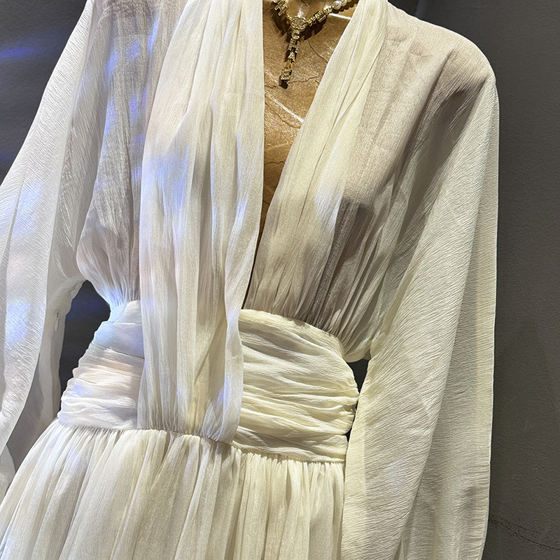 KBQ Solid Elegant Loose Chic D - Linen Dress Wrap 리뷰 및 가격
