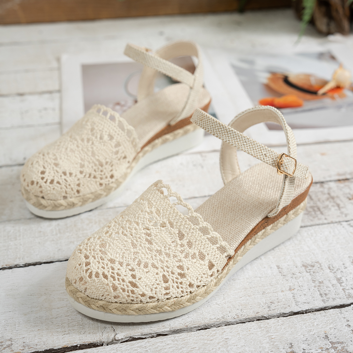 Women Wedge Sandals 2025 Summe - Wedge Espadrille Women 리뷰 및 가격