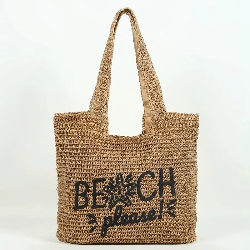 Women's handwoven straw tote b - Tote Bag Beach 리뷰 및 가격