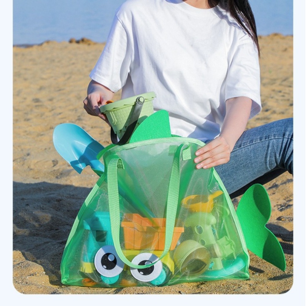 Kids Mesh Beach Bags Colorful  - Tote Bag Beach 리뷰 및 가격