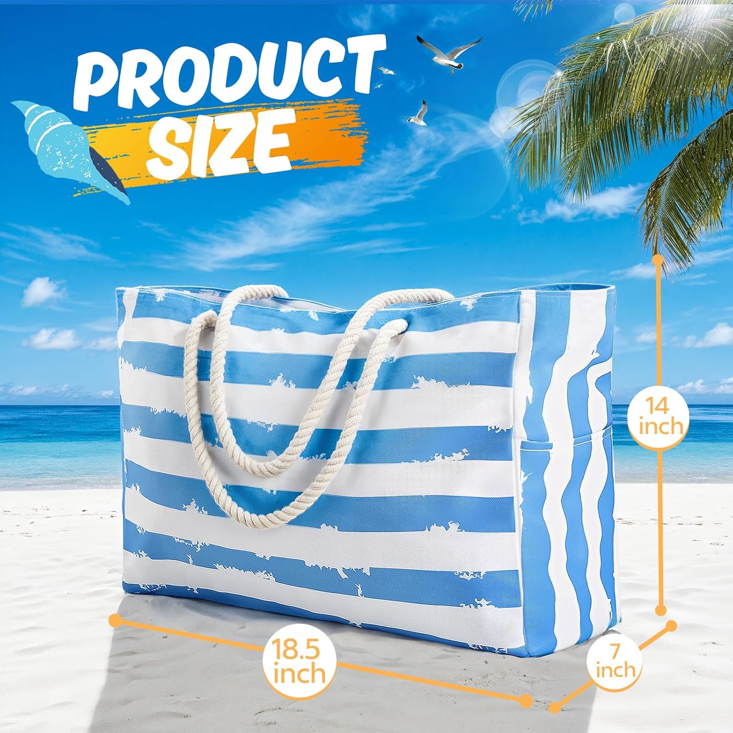 Large Beach Bag for Women & Me - Tote Bag Beach 리뷰 및 가격