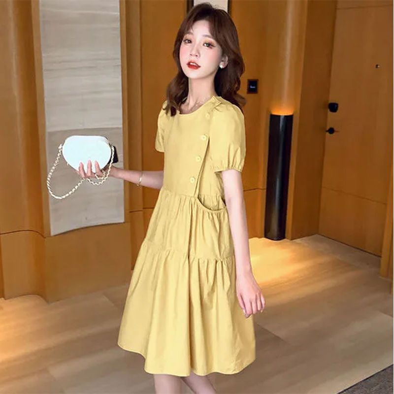 2025 Loose Elegant Korean Casu - Linen Dress Wrap 리뷰 및 가격
