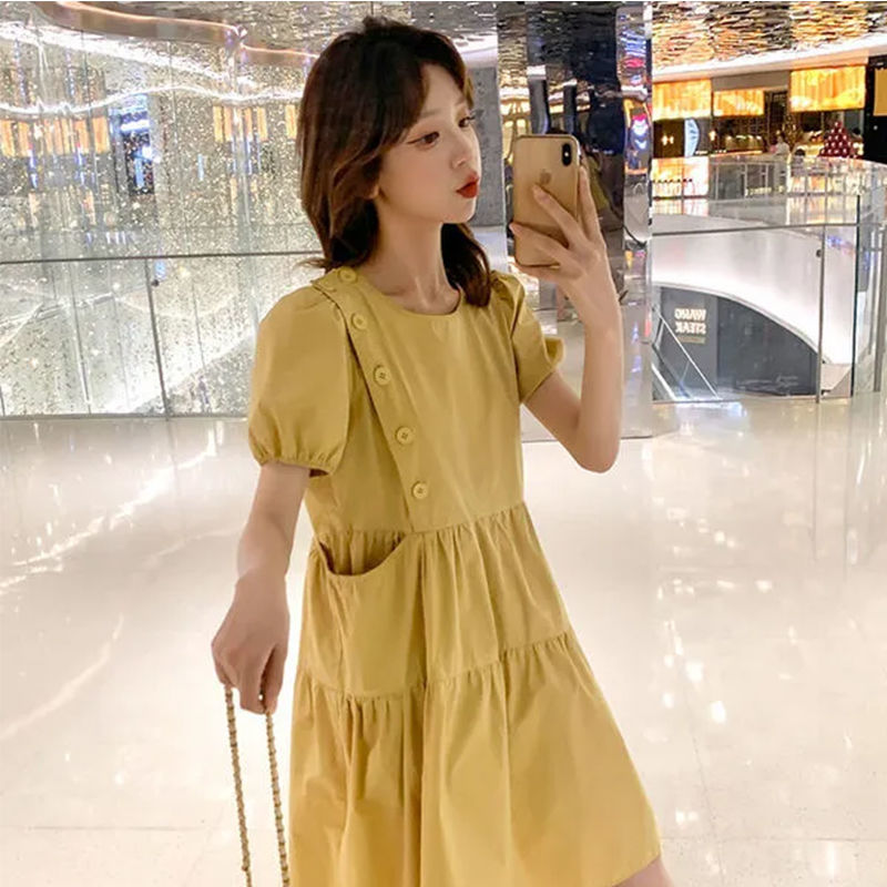 2025 Loose Elegant Korean Casu - Linen Dress Wrap 리뷰 및 가격