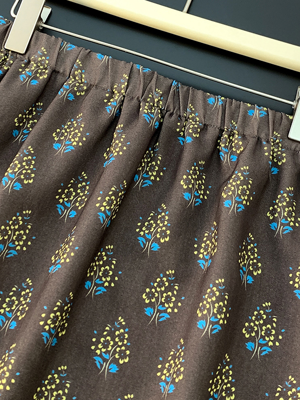 High-End Retro Floral Skirt Wo - Midi Skirt Floral 리뷰 및 가격