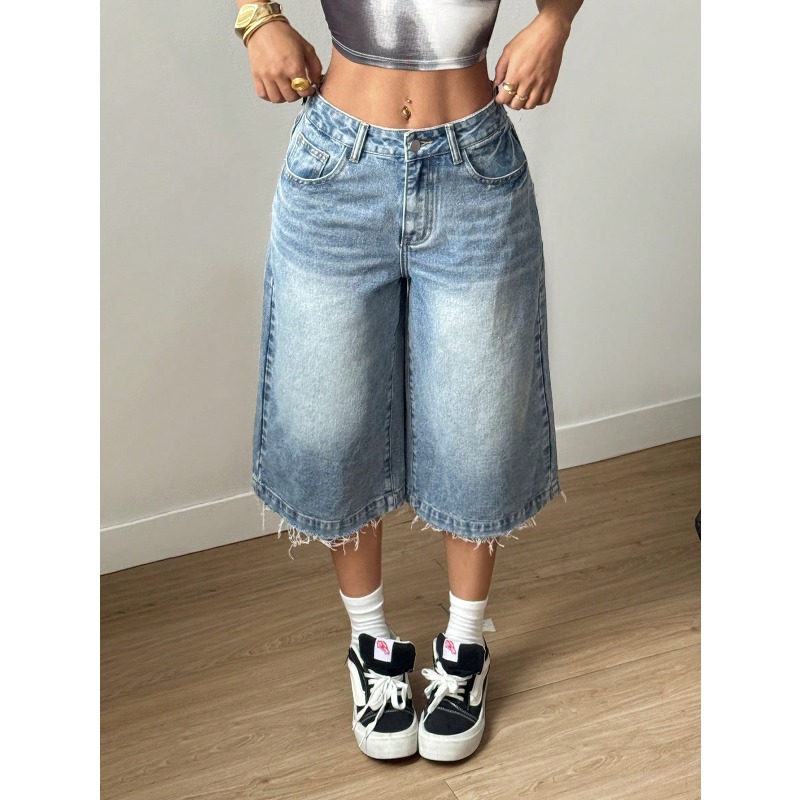 2026 Women's Fashion Frayed He - Shorts Denim Frayed 리뷰 및 가격
