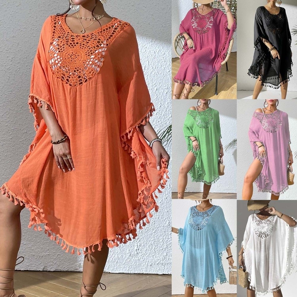 Square Neck Summer Sunscreen S - Cover Up Kaftan 리뷰 및 가격
