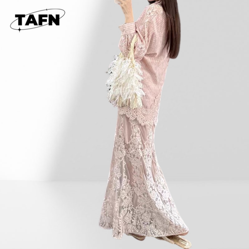 Ladies Fashion Skirt Soft Fabr - Midi Skirt Floral 리뷰 및 가격