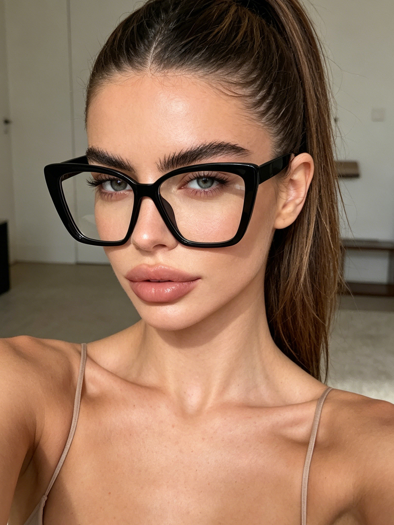 1pc daily fashionable black ca - Sunglasses Cat Eye 리뷰 및 가격
