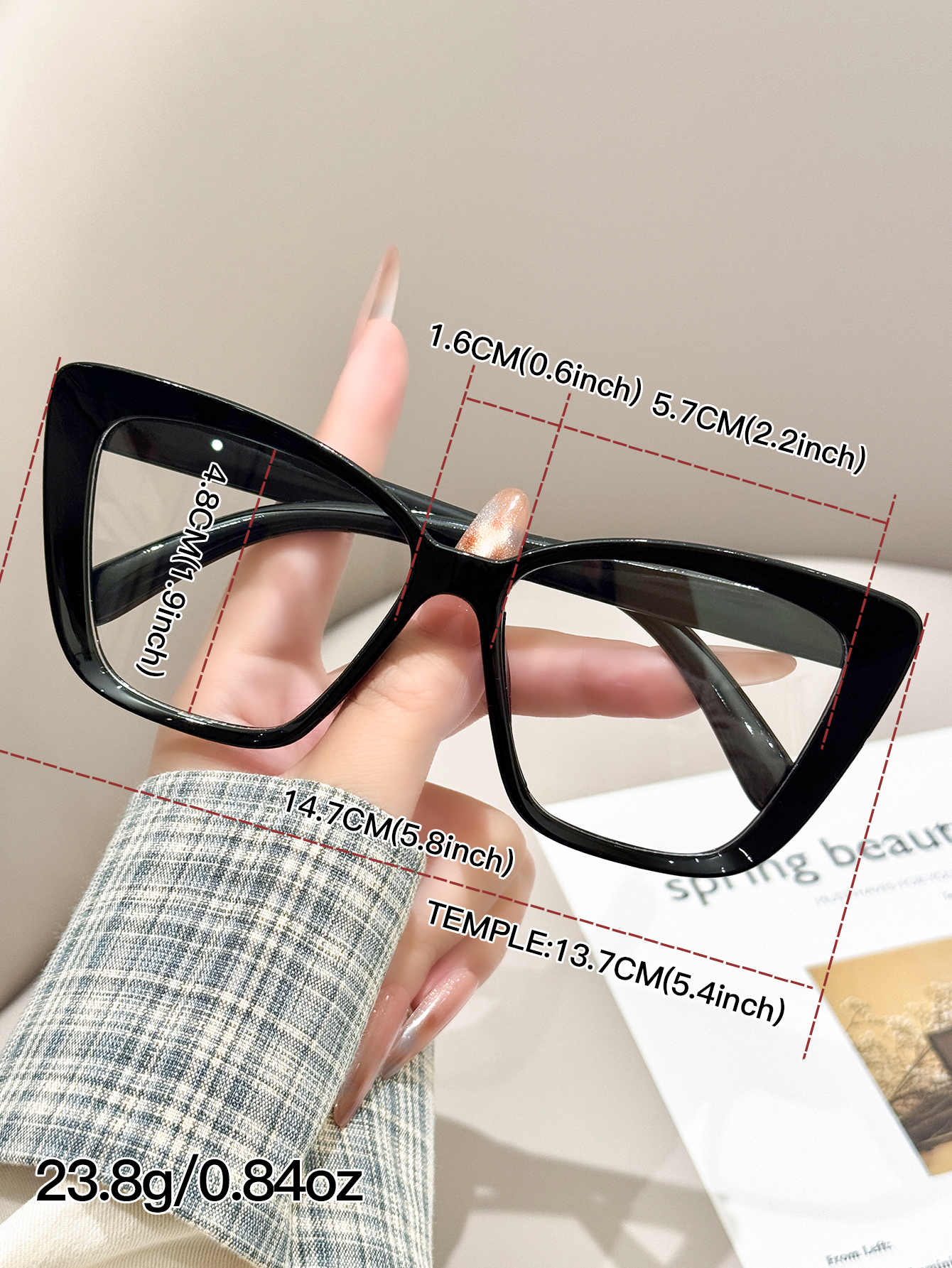 1pc daily fashionable black ca - Sunglasses Cat Eye 리뷰 및 가격