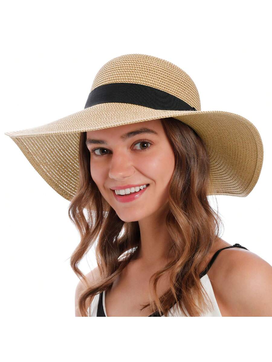 Womens Wide Brim Straw Sun Hat - Hat Floppy Wide 리뷰 및 가격