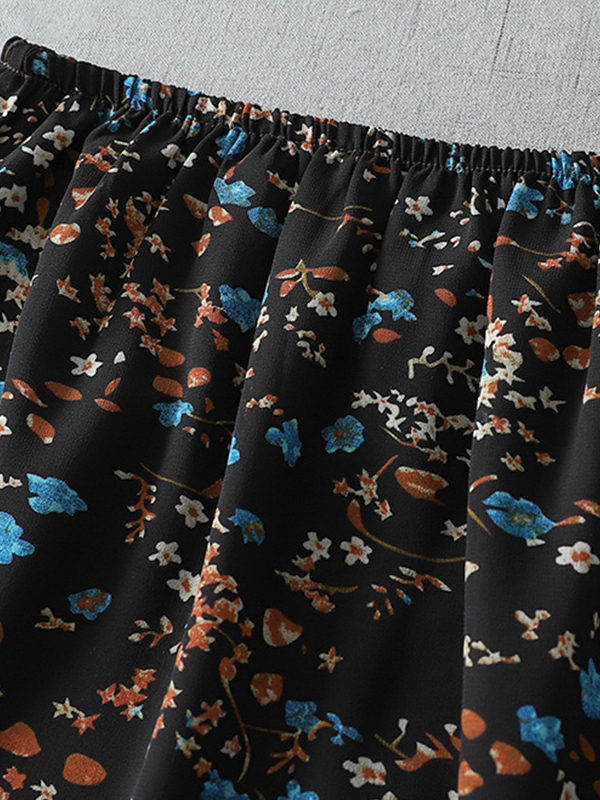 Summer 2026 New Elastic Waist  - Midi Skirt Floral 리뷰 및 가격